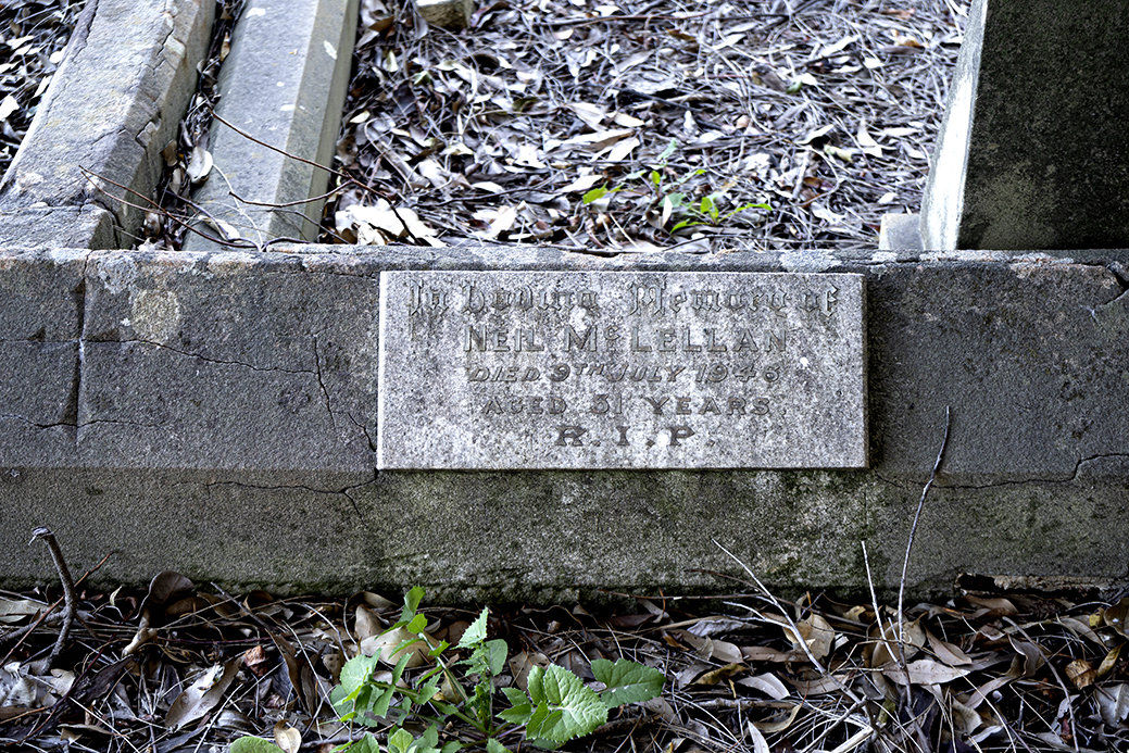 Photo of headstones/Neil McLellan hdstn Newcastle Sandgate Cemetery
